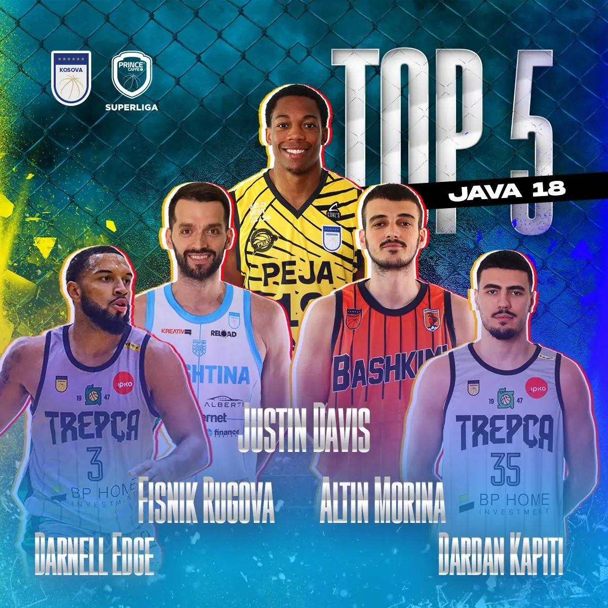 Davis i Pejës sërish MVP